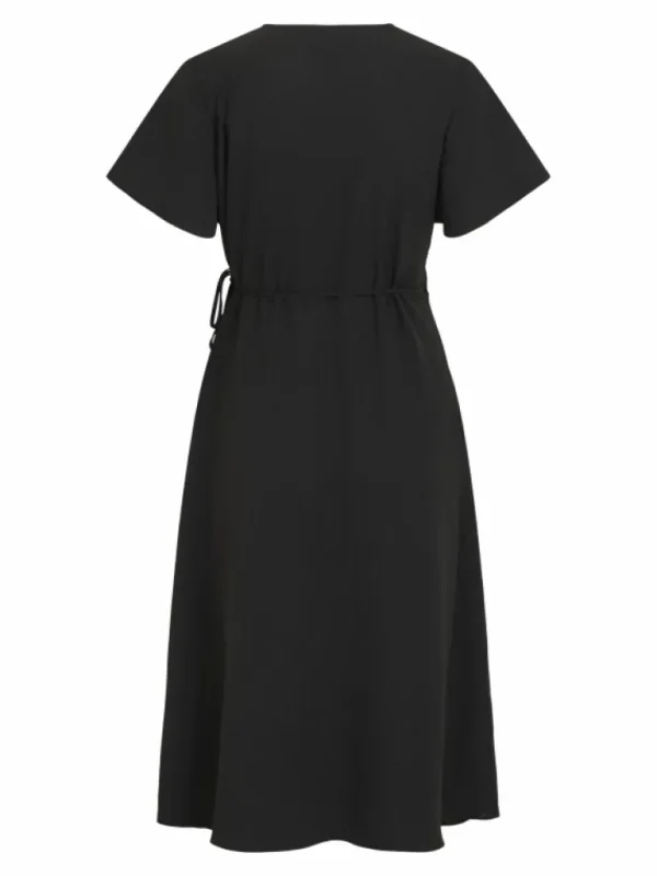 VILA Dresses^SHORT SLEEVED WRAP DRESS