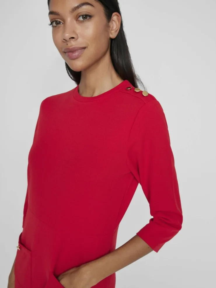 VILA Dresses^3/4 SLEEVED MIDI DRESS