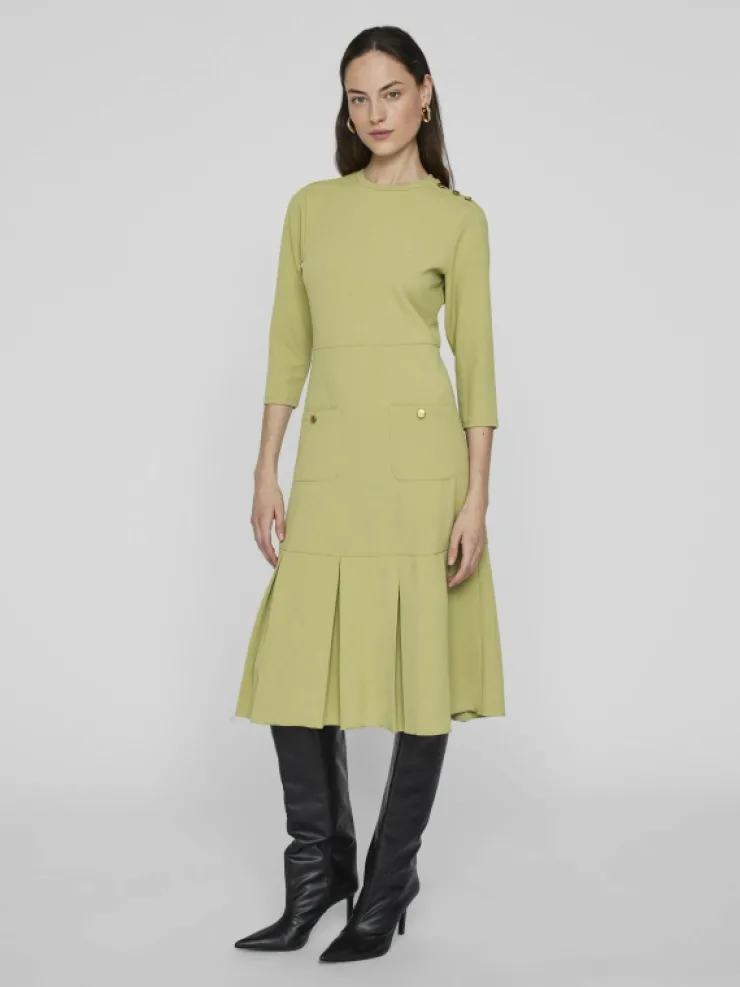 VILA Dresses^3/4 SLEEVED MIDI DRESS