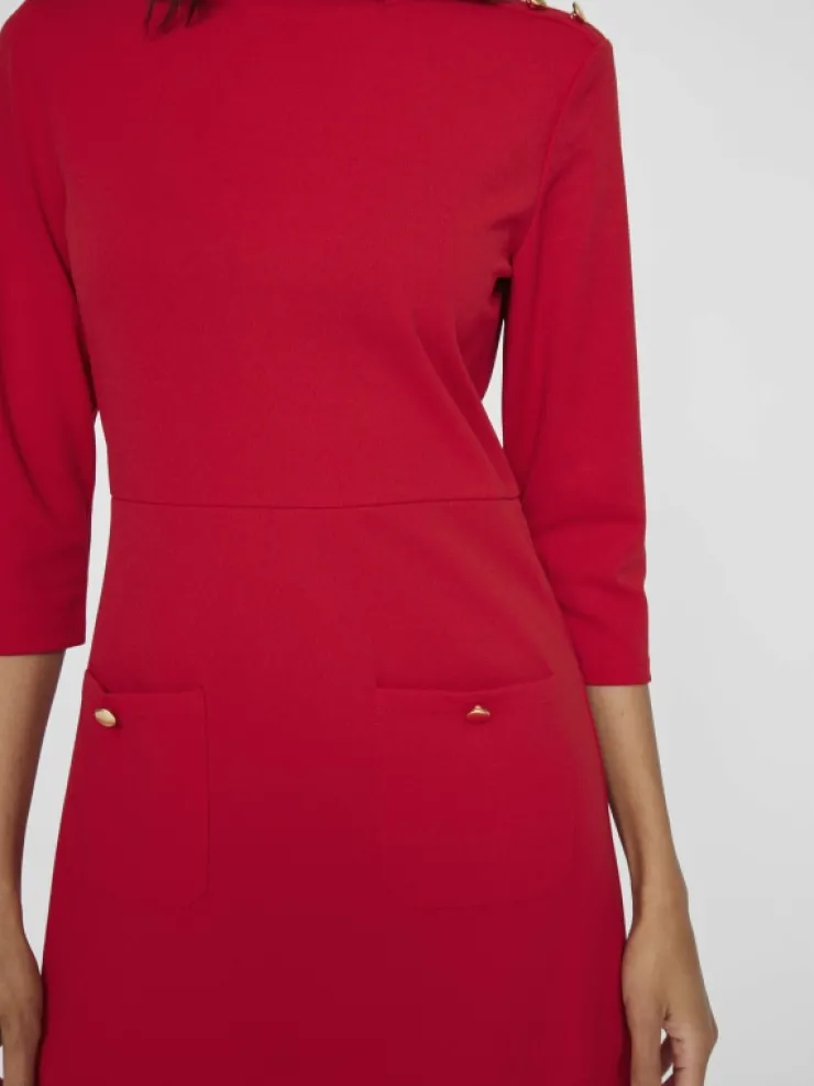 VILA Dresses^3/4 SLEEVED MIDI DRESS