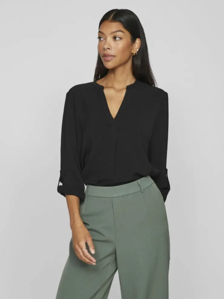 VILA Tops & T-shirts^3/4 SLEEVED V-NECK TOP
