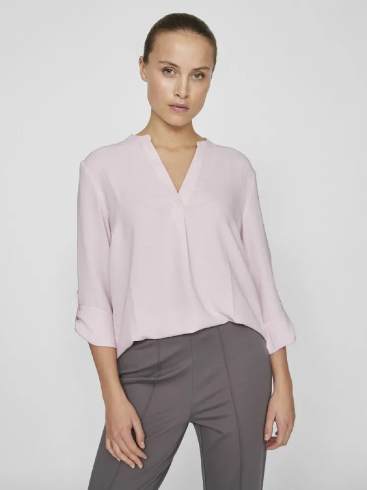 VILA Tops & T-shirts^3/4 SLEEVED V-NECK TOP