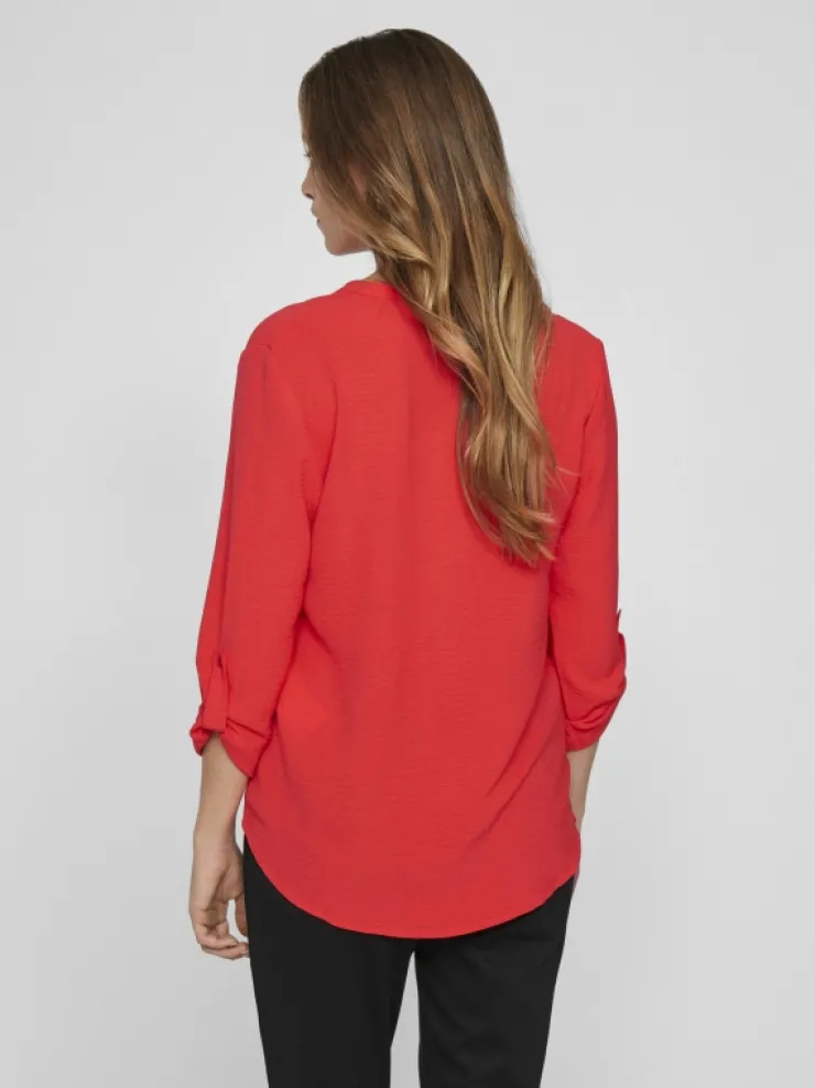 VILA Tops & T-shirts^3/4 SLEEVED V-NECK TOP
