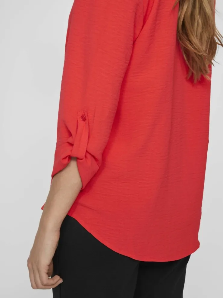 VILA Tops & T-shirts^3/4 SLEEVED V-NECK TOP