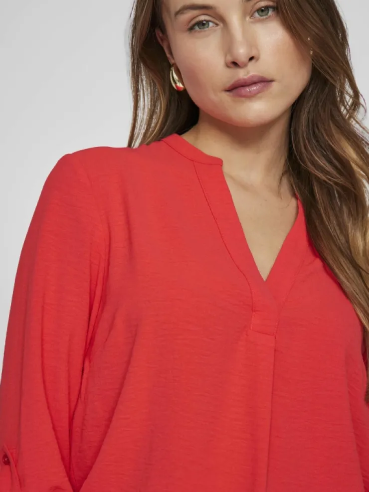 VILA Tops & T-shirts^3/4 SLEEVED V-NECK TOP