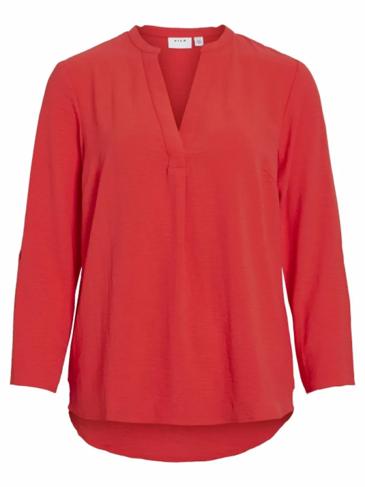 VILA Tops & T-shirts^3/4 SLEEVED V-NECK TOP