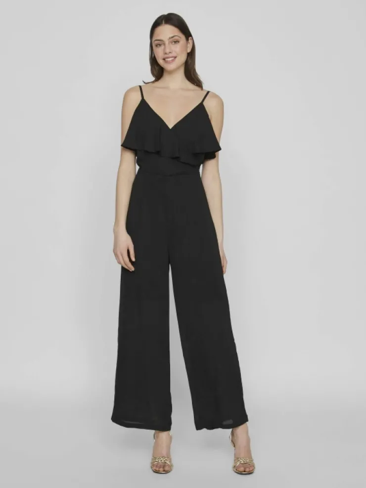VILA Trousers & Leggings^STRAP FRILL JUMPSUIT