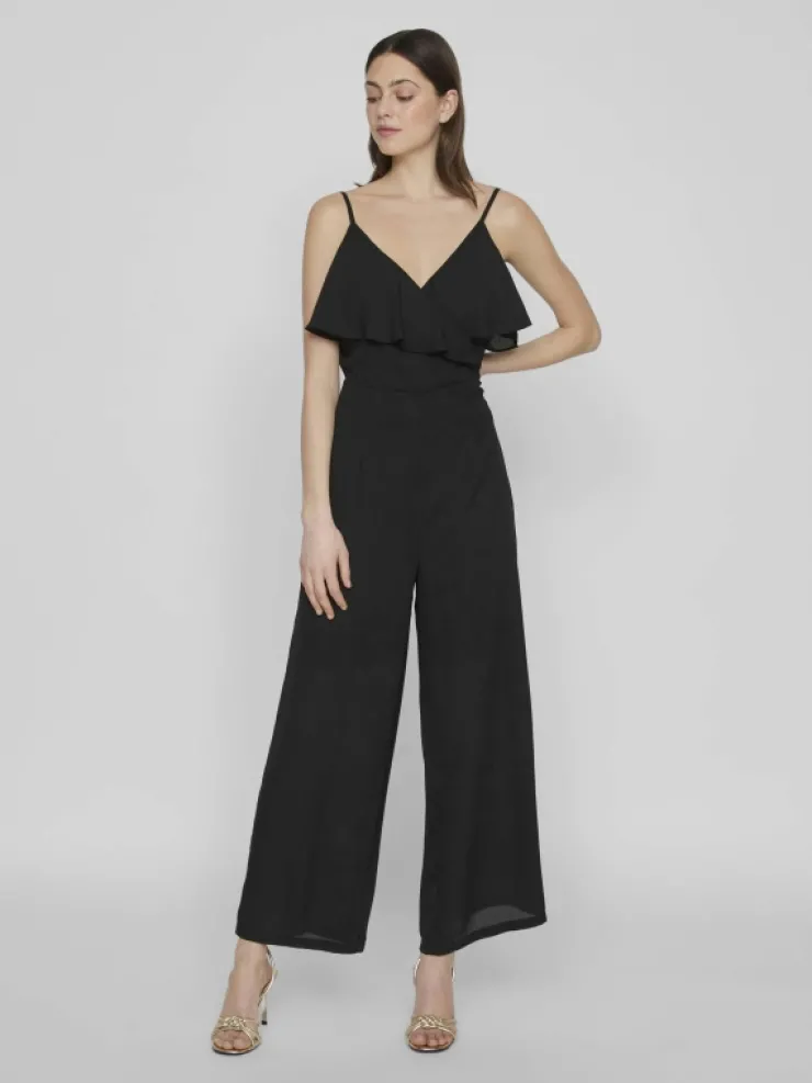 VILA Trousers & Leggings^STRAP FRILL JUMPSUIT