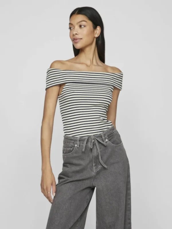 VILA Tops & T-shirts^STRIPED OFF-SHOULDER TOP