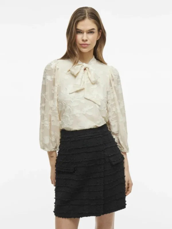 VILA Tops & T-shirts^TIE NECK 3/4 SLEEVED TOP