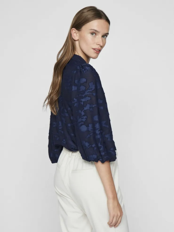 VILA Tops & T-shirts^TIE NECK 3/4 SLEEVED TOP