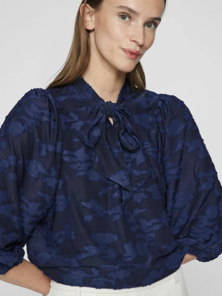 VILA Tops & T-shirts^TIE NECK 3/4 SLEEVED TOP