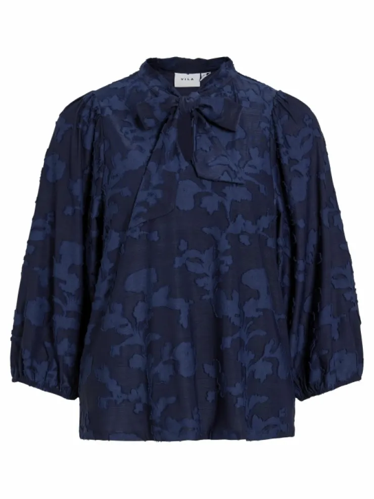 VILA Tops & T-shirts^TIE NECK 3/4 SLEEVED TOP