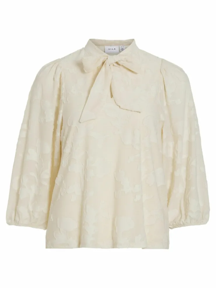 VILA Tops & T-shirts^TIE NECK 3/4 SLEEVED TOP