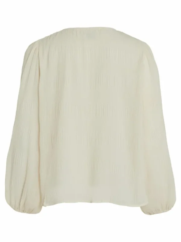 VILA Tops & T-shirts^TIE NECK LONG SLEEVED BLOUSE