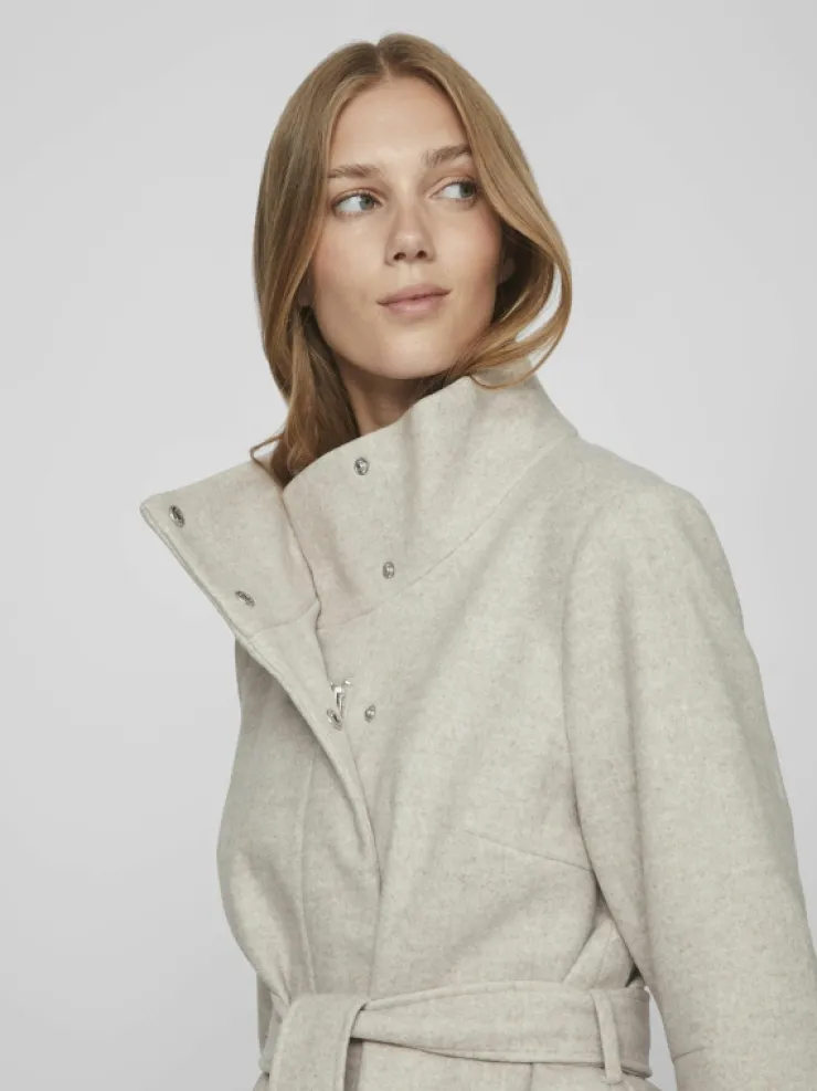 VILA Jackets & Coats^TIE WAIST COAT