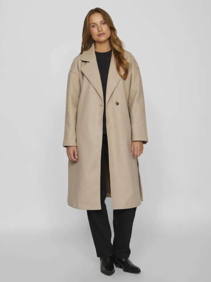 VILA Jackets & Coats^TIE WAIST COAT