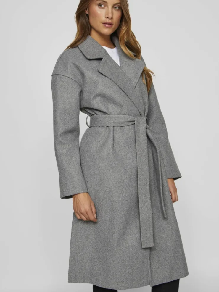VILA Jackets & Coats^TIE WAIST COAT