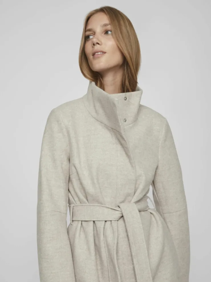 VILA Jackets & Coats^TIE WAIST COAT