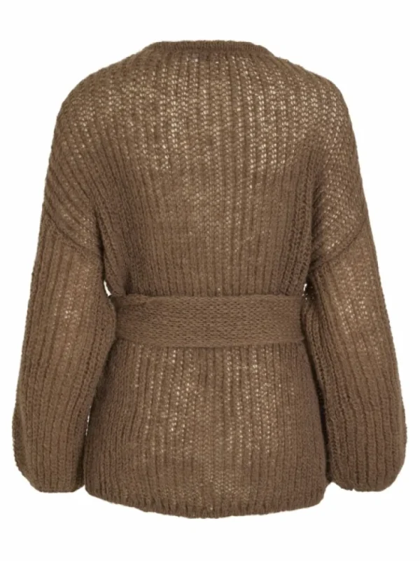 VILA Knitwear^TIE WAIST KNITTED CARDIGAN