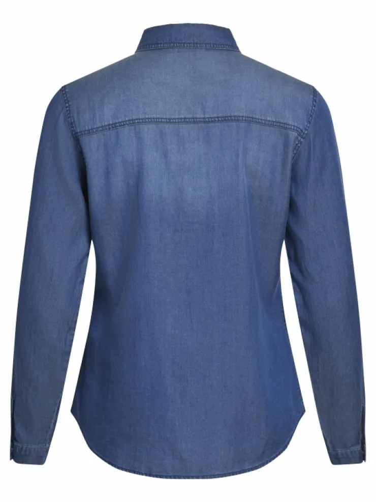 VILA Shirts | Tops & T-shirts^VIBISTA POCKET DENIM SHIRT