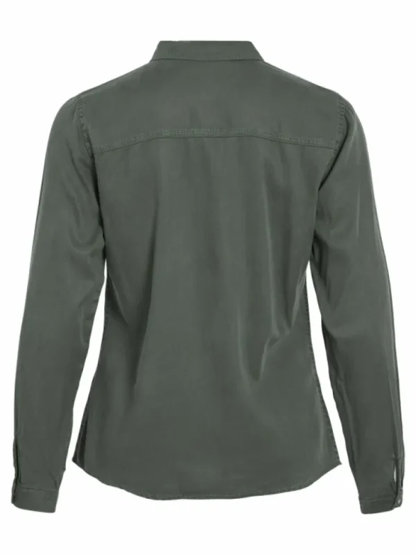 VILA Shirts | Tops & T-shirts^VIBISTA POCKET DENIM SHIRT