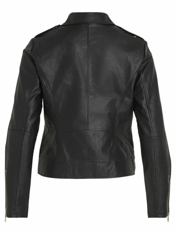 VILA Jackets & Coats^VICARA COATED BIKER JACKET