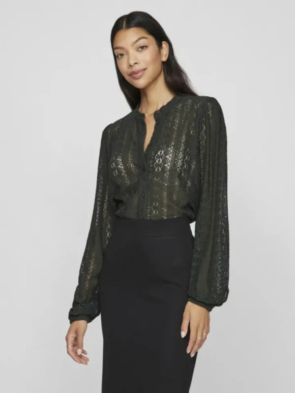 VILA Shirts | Tops & T-shirts^VICHIKKA LACE SHIRT