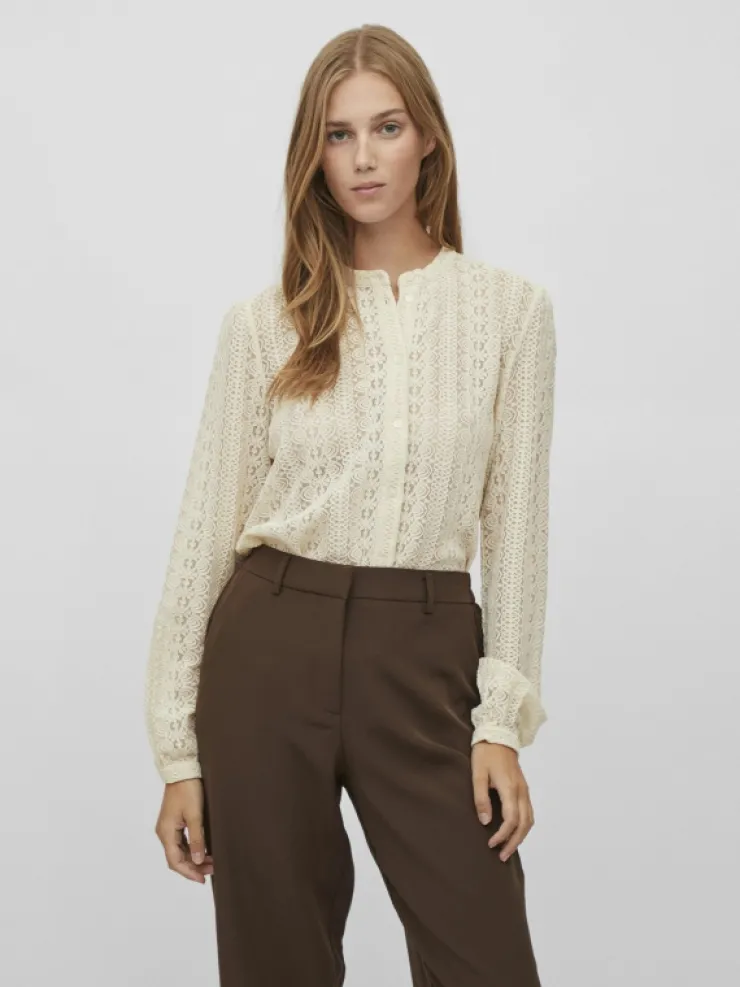 VILA Shirts | Tops & T-shirts^VICHIKKA LACE SHIRT