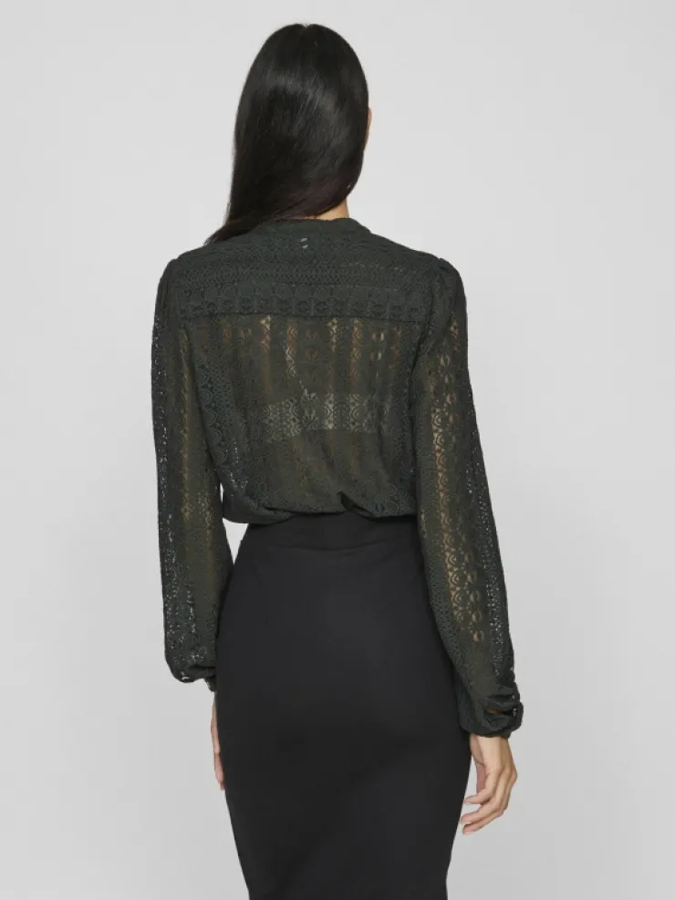 VILA Shirts | Tops & T-shirts^VICHIKKA LACE SHIRT