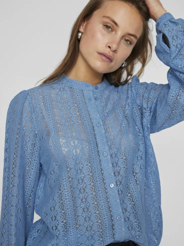 VILA Shirts | Tops & T-shirts^VICHIKKA LACE SHIRT
