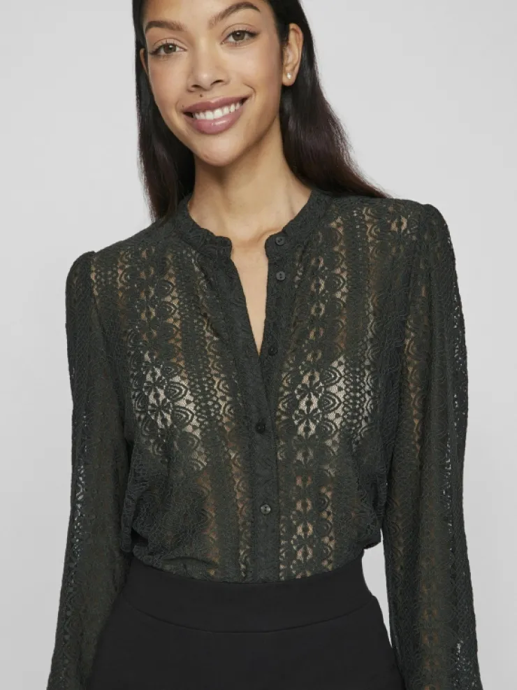 VILA Shirts | Tops & T-shirts^VICHIKKA LACE SHIRT