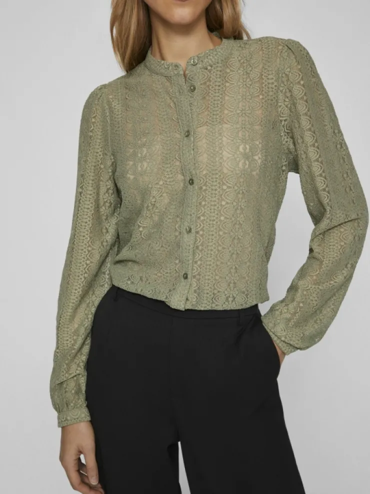 VILA Shirts | Tops & T-shirts^VICHIKKA LACE SHIRT