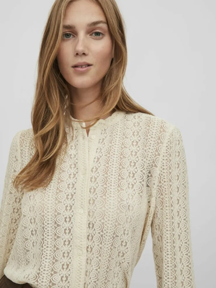 VILA Shirts | Tops & T-shirts^VICHIKKA LACE SHIRT