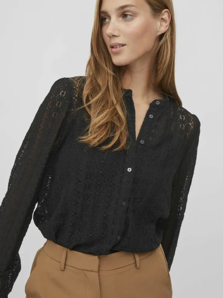 VILA Shirts | Tops & T-shirts^VICHIKKA LACE SHIRT