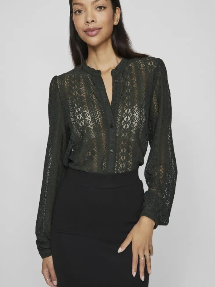 VILA Shirts | Tops & T-shirts^VICHIKKA LACE SHIRT