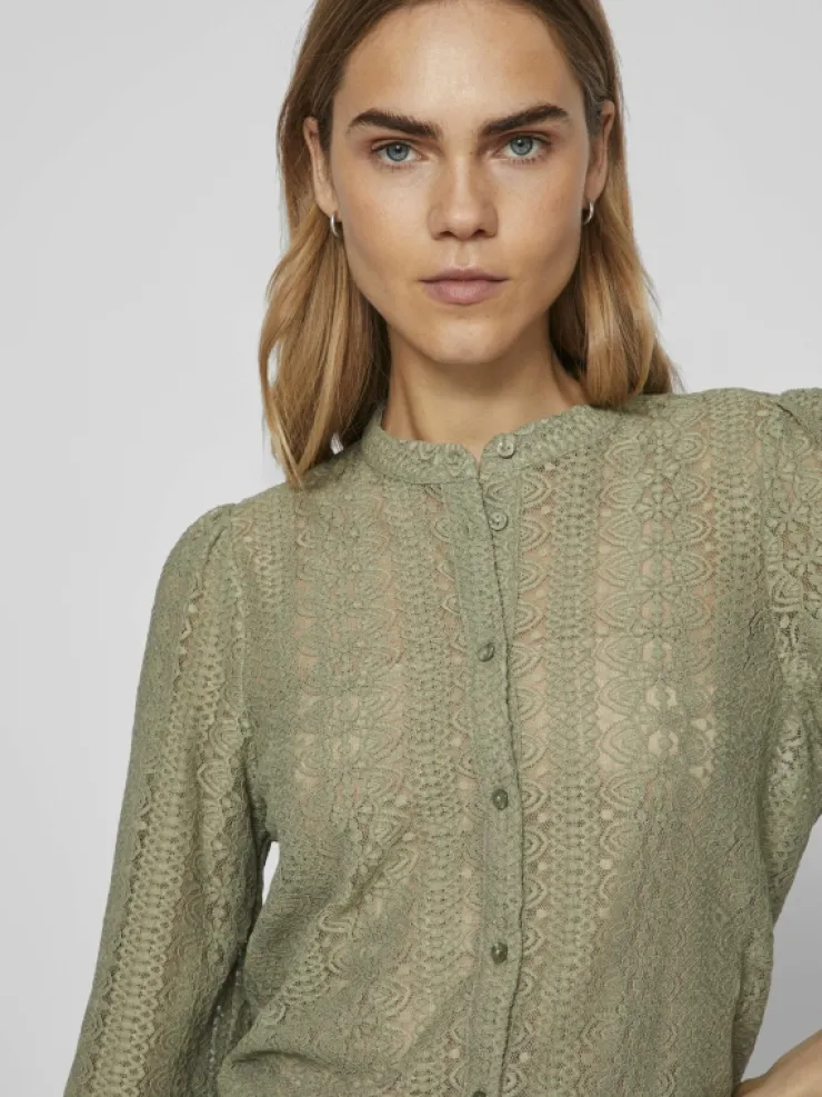 VILA Shirts | Tops & T-shirts^VICHIKKA LACE SHIRT