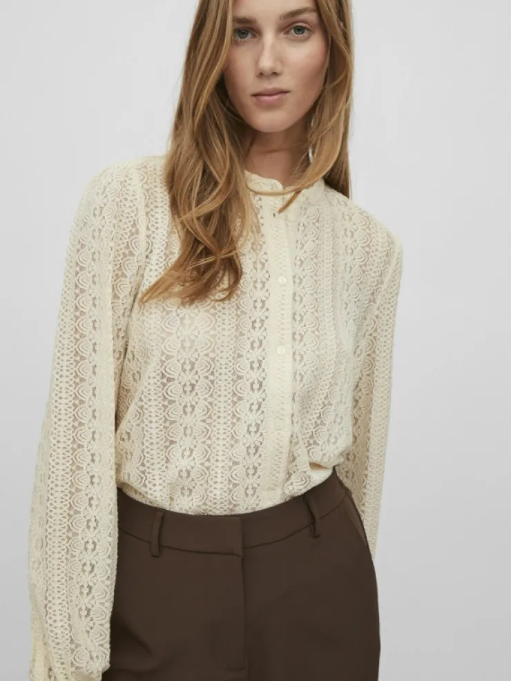 VILA Shirts | Tops & T-shirts^VICHIKKA LACE SHIRT