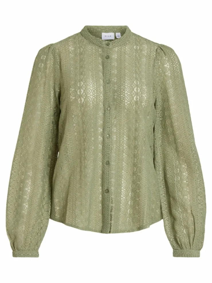 VILA Shirts | Tops & T-shirts^VICHIKKA LACE SHIRT