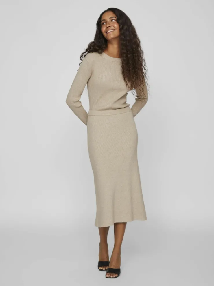 VILA Skirts | Knitwear^VICOMFY KNIT MIDI SKIRT