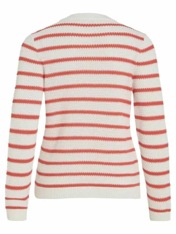 VILA Knitwear^VIDALO STRIPED KNITTED PULLOVER