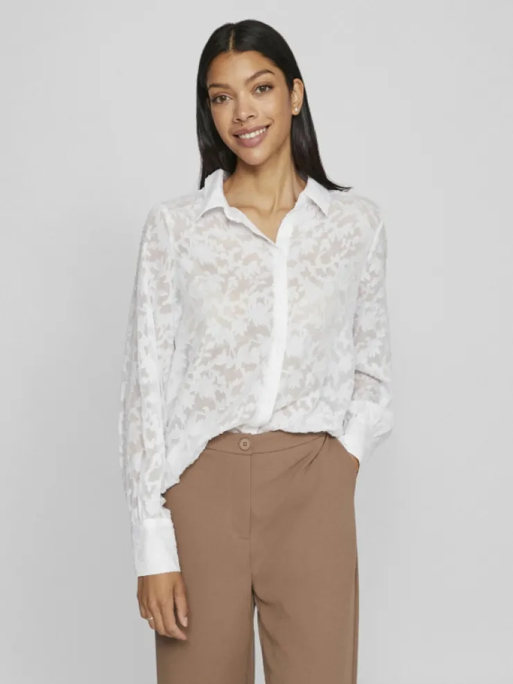 VILA Shirts | Tops & T-shirts^VIFLEMA LACE SHIRT
