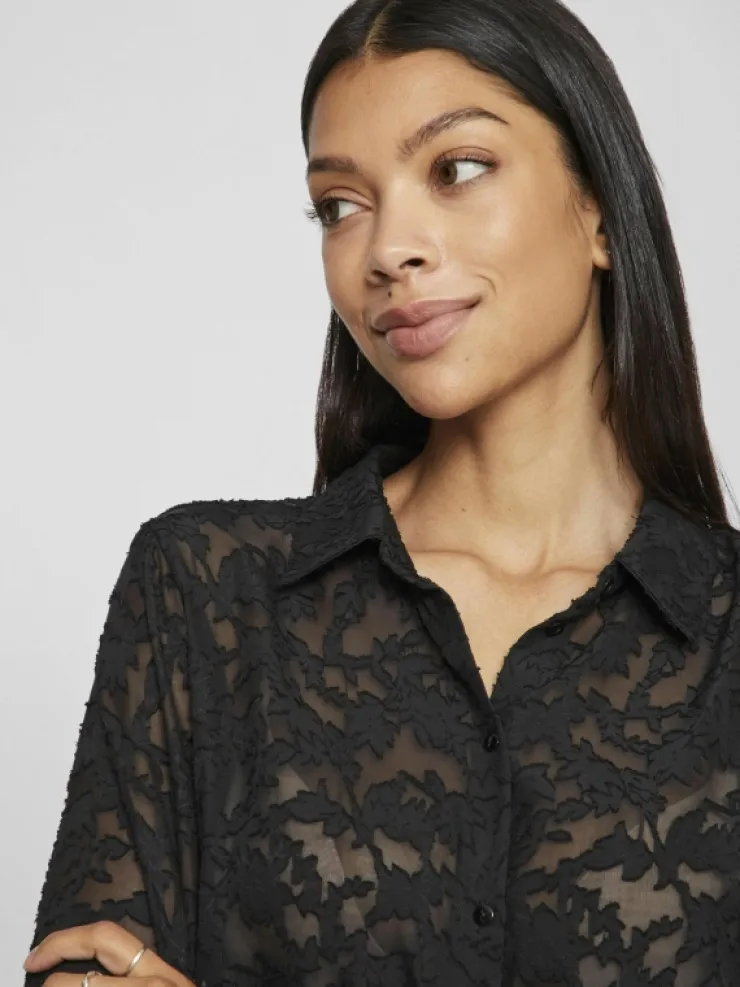 VILA Shirts | Tops & T-shirts^VIFLEMA LACE SHIRT