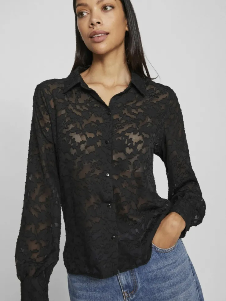 VILA Shirts | Tops & T-shirts^VIFLEMA LACE SHIRT