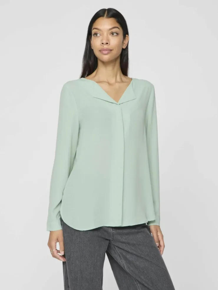 VILA Shirts | Tops & T-shirts^VILUCY HIGH LOW SHIRT