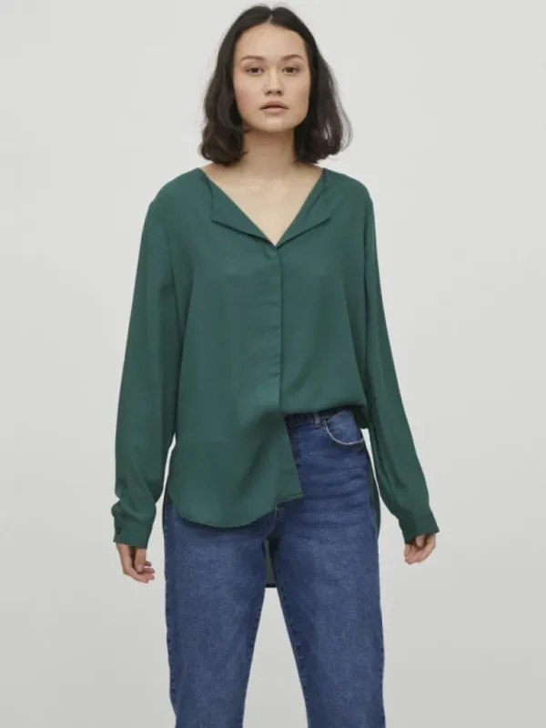 VILA Shirts | Tops & T-shirts^VILUCY HIGH LOW SHIRT