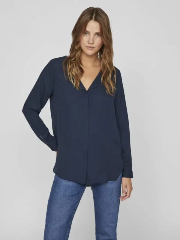 VILA Shirts | Tops & T-shirts^VILUCY HIGH LOW SHIRT