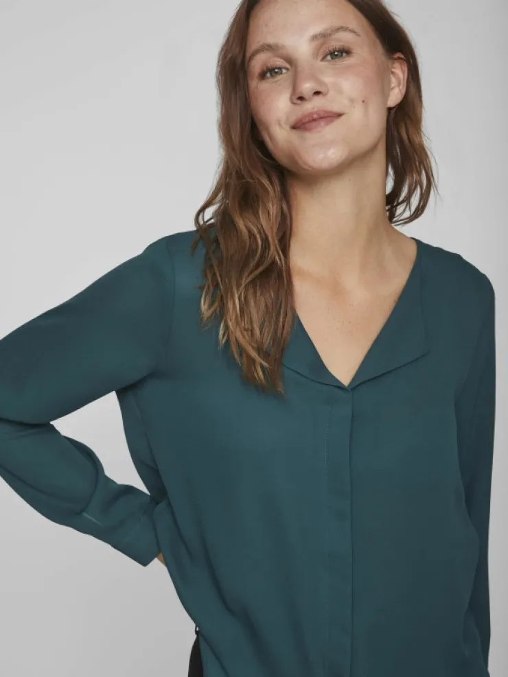 VILA Shirts | Tops & T-shirts^VILUCY HIGH LOW SHIRT