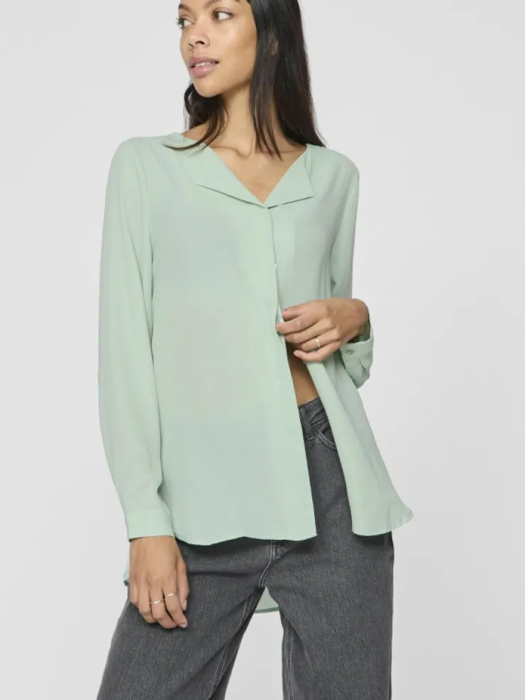 VILA Shirts | Tops & T-shirts^VILUCY HIGH LOW SHIRT