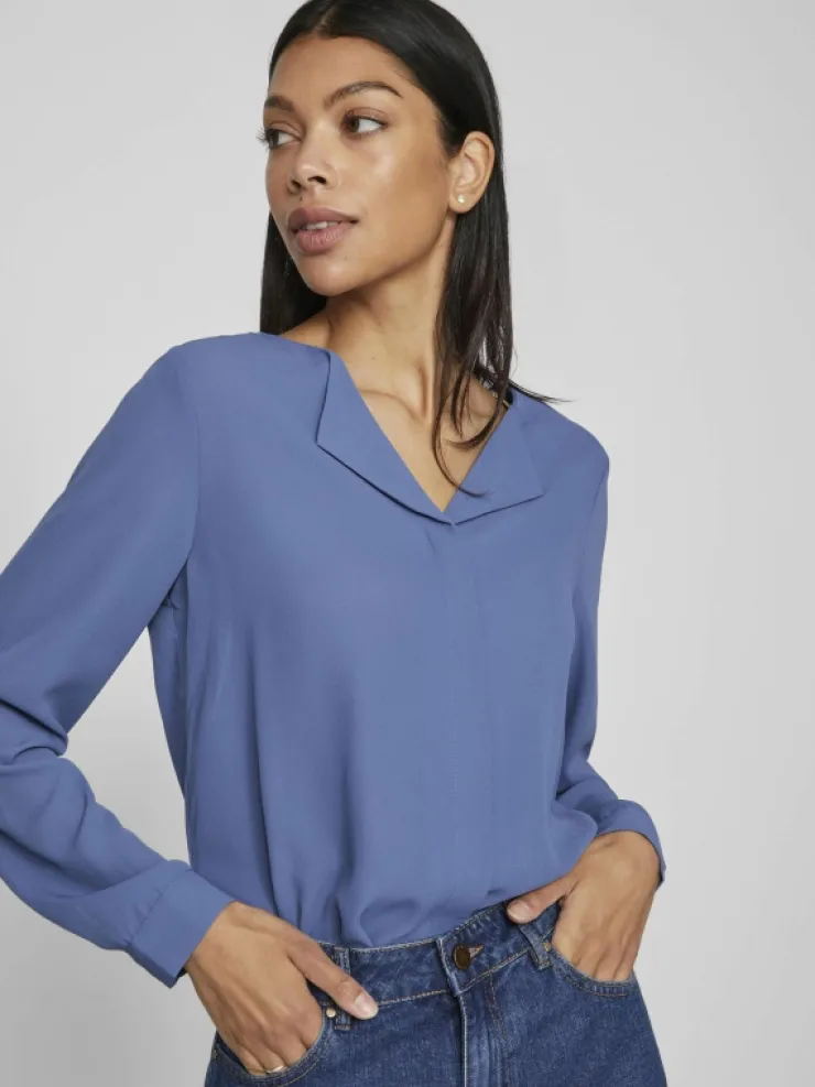 VILA Shirts^VILUCY HIGH LOW SHIRT